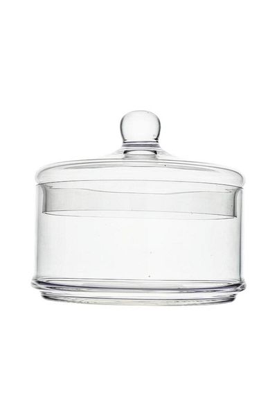 Generic PARFAIT Elegant and Sturdy Glass Candy Jar with Lid Clear 16.5 x 18cm Y115-003-1L