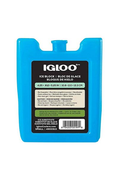 Generic مبرد إيجلو ماكس كولد القابل لإعادة التجميد والاستخدام وغير السام، كتلة ثلج زرقاء صغيرة
