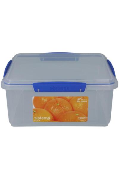 Generic sistema Klip It Rectangular Container Clear and Blue 5 Liter