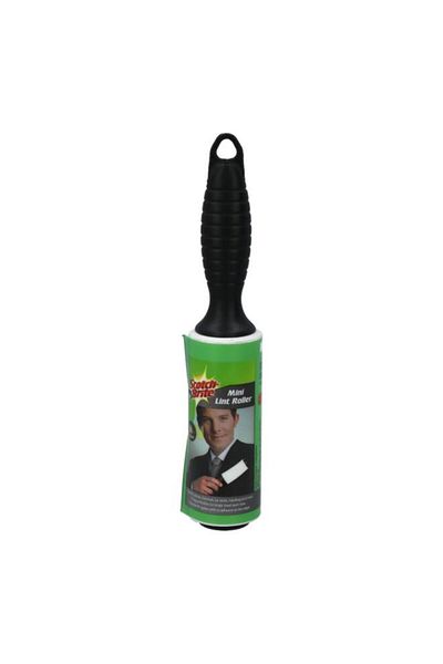 Generic Scotch Brite 30-Sheet Mini Lint Roller Black and White