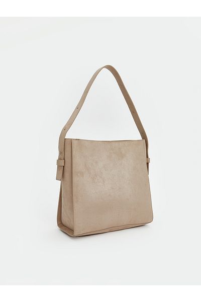 LC Waikiki Suede Look Women's Shoulder Bag