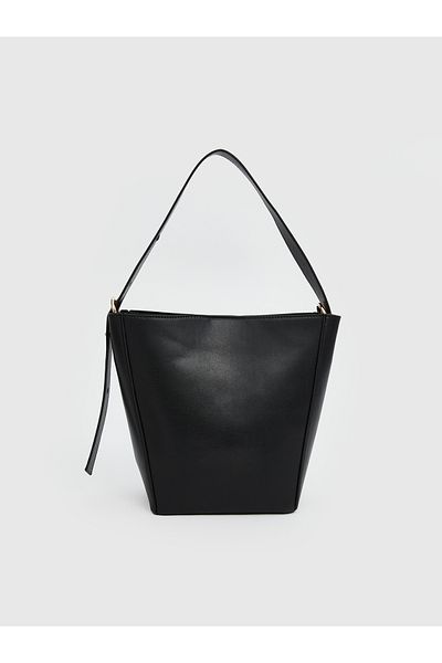LC Waikiki Leather Look Women's Shoulder Bag with Removable Strap