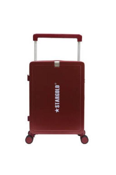 Generic STARGOLD 20-Inch ABS HardSide Travel Suitcase with 360° Wheels & TSA Lock, SG-T71 Red