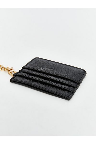 LC Waikiki Leather Look Women's Card Holder and Keychain