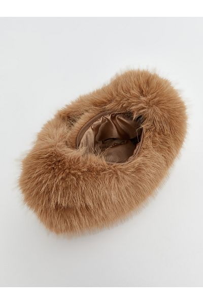 LC Waikiki Furry Women's Baguette Bag