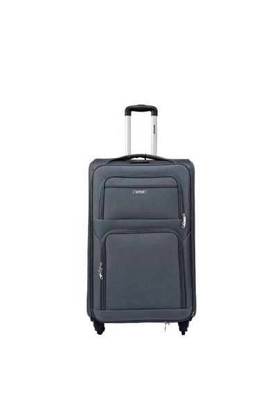 Generic STARGOLD Premium Fabric Trolley Set of 4 with 360° Spinner Wheels 20/24/28/32 Inch, Dark Grey