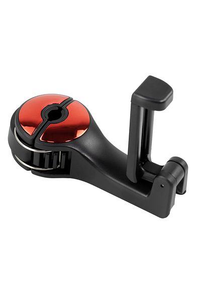OEM Suport auto, ABS/Silicon, Multifuncțional, Negru/Roșu