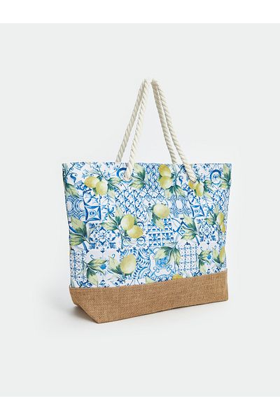 LC Waikiki Printed Women's Beach Bag