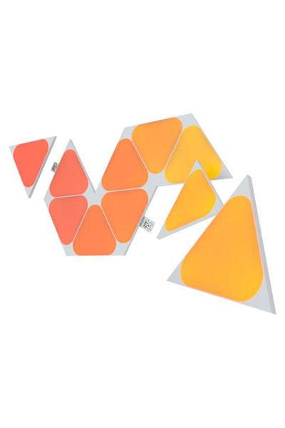 Generic Nanoleaf 10-Piece Mini Triangle Shapes Expansion Light Panel Kit Multicolor NL48-1001TW-10PK