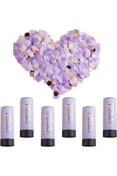 Generic MissTiara 6-Piece Confetti Party Popper