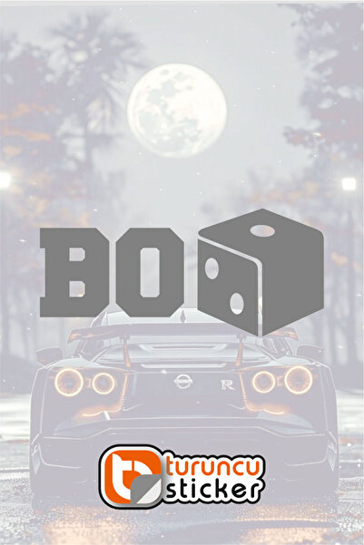 Turuncu ملصق BoZAR مقاس 20×5 سم – السيارة – المحرك – الكمبيوتر المحمول – ملصق...