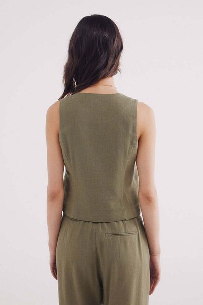 Springfield linen buttons vest