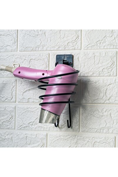 WiderMarkt Stainless Metal Blow Dryer Hanger, Self Adhesive Hair Dryer Holder