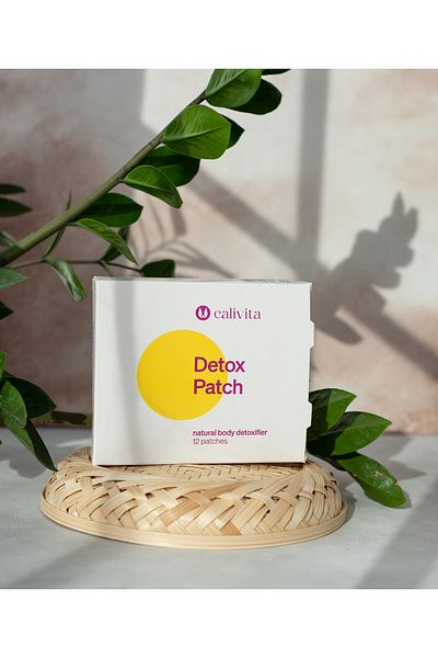 Calivita Detox Patch Plasturi Detoxifianţi cu Pulbere din Extracte de Plante (12 pliculeţe) - Calivita
