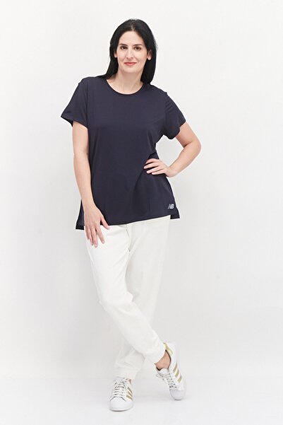 New Balance Women Sportwear Fit Short Sleeves Training Top, Drak Grey