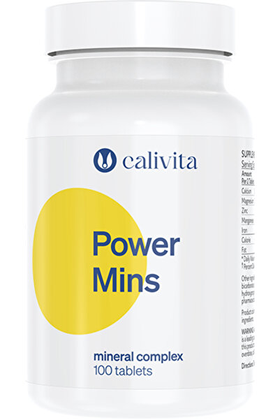 Calivita Complex Power Mins cu 10 minerale esențiale (100 capsule) - Calivita