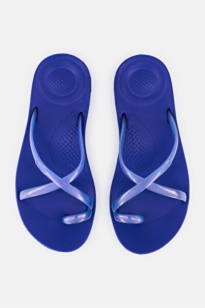 Fitflop Women Iqushion Wave Slip On Slipper, Indigo