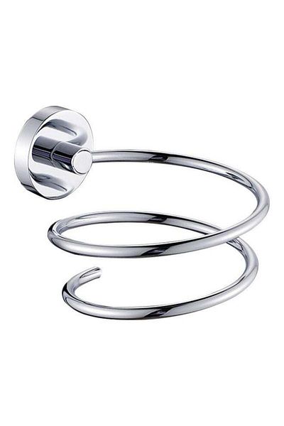 Generic Hair Dryer Holder Silver 10x14cm