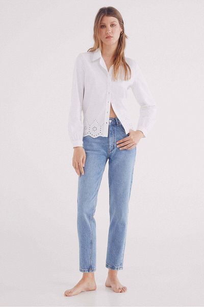 Springfield Blouse with hem hem