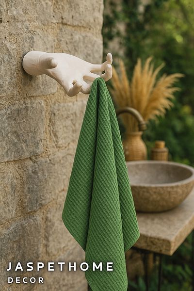 APJ STORE SINCE 2020 Decorative Hand Figure Hanger 12 X 10 cm (Large Size) Bathroom, Toilet, Kitchen,