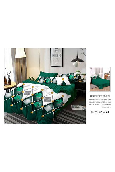 CHIRASO CHIRASO Bedding Set, FINET, 6 Pieces, Bed Sheet 245x250, Quilt 200x230, 4 Pillowcases