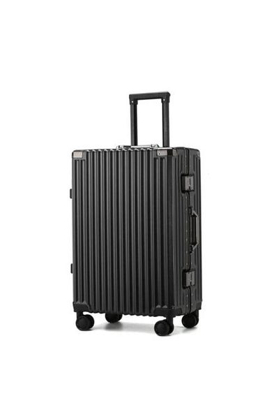 Generic STARGOLD PC Zipperless 2-Piece Luggage Set, Hard Shell, 360° Spinner Wheels, TSA Lock – Black