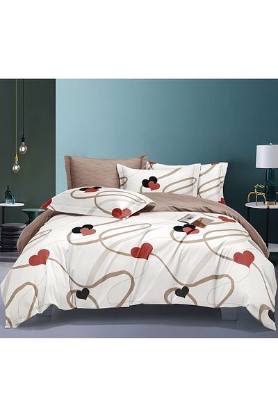 CHIRASO CHIRASO Bedding Set, FINET, 6 Pieces, Bed Sheet 245x250, Quilt 200x230, 4 Pillowcases