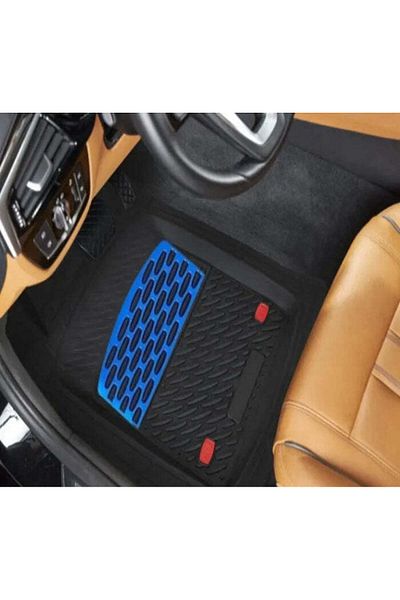 TEAMCAR Covorașe Auto ® Tip Tăviță Compatibile Land Rover Freelander Ii (2006–2014) - Blue