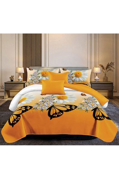 CHIRASO CHIRASO Bedding Set, FINET, 6 Pieces, Bed Sheet 245x250, Quilt 200x230, 4 Pillowcases