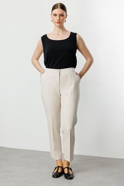 Ekol Large Size Trousers with Elastic Waist
