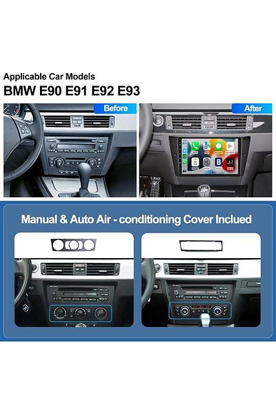 SHEZA STAR ستيريو سيارة أندرويد لسيارة BMW الفئة الثالثة E90 E91 E92 E93 2005-2013 6+128 جيجابايت كاميرا AHD