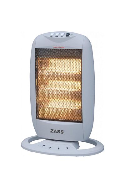 Zass Radiator halogen HS 01, 1200 W, 3 niveluri de putere, Protecție la răsturnare