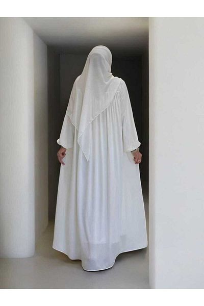 Bym Fashion Халат Britli Abaya 6022 Екрю