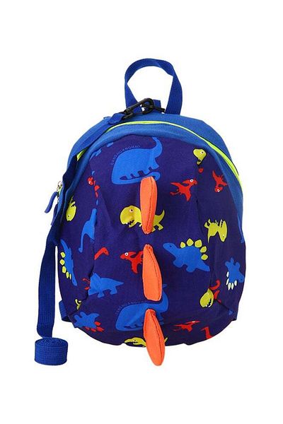 Generic Printed Design Canvas Backpack Blue/Orange