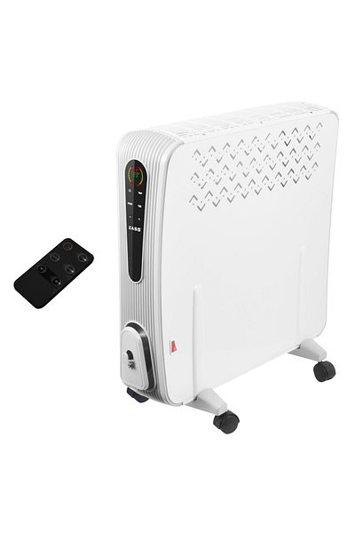 Zass Radiator electric cu convecție Zass ZCR 02, putere 2000W, 3 viteze, panou digital LED, telecomandă, temporizator