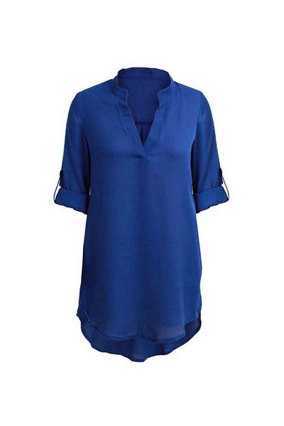 Generic Long Sleeves Tunic Blue