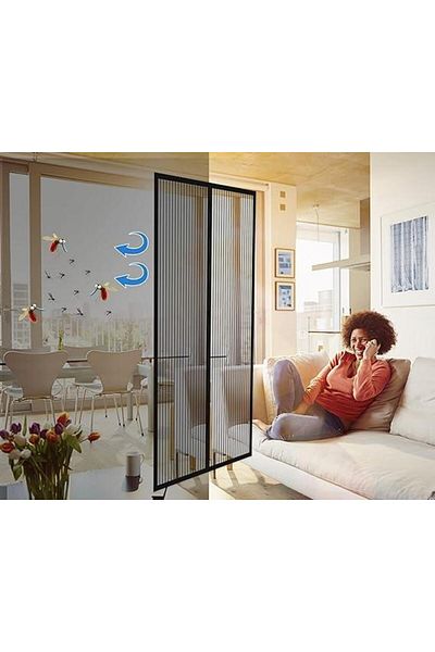 OEM Plasă magnetică pentru ușă - protecție împotriva insectelor, 100 x 210 cm