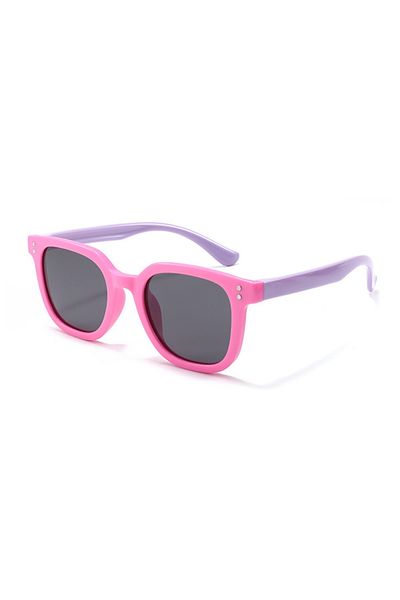 SKYDDAR INNOVATION Children's Sunglasses 3-12 Years, UV Protection, Polarized, Skyddar Kido 8351 - Pink Purple