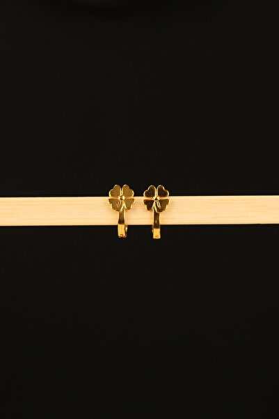 Çgk Çiğdem Gürel Kuyumculuk ÇGK 22 Ayar Yonca Altın J Küpe