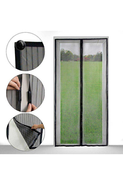 OEM Perdea magnetică anti-insecte și țânțari, neagră. Plasă anti-țânțari