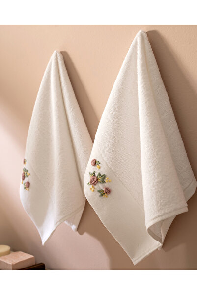 Madame Coco Дороті Накішлі 100% бавовна 2-х рушники для рук - білі - 30x45 см