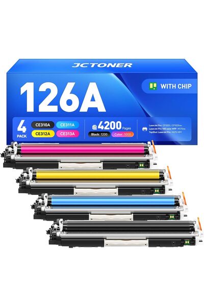 HP CE310A TONER Laserjet Pro 100 Color MFP M175nw CP1025 CP1025nw TopShot M27...