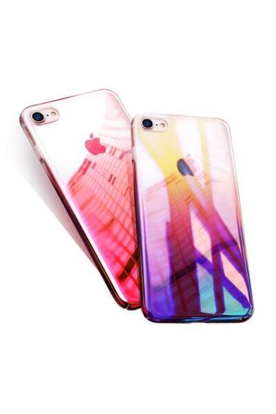 OEM Carcasă Apple iPhone 8 Plus, MyStyle Crystal Pink Cameleon, schimbător de culoare în gradient