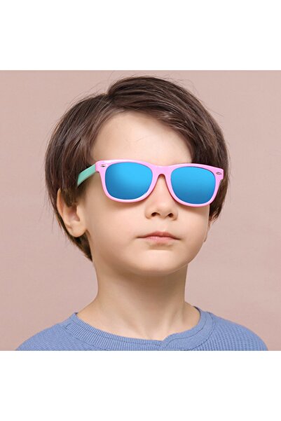 SKYDDAR INNOVATION Children's Sunglasses 3-8 Years, UV Protection, Polarized, Skyddar Kido D802 - White Red Blue