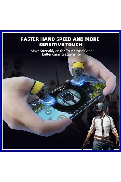 SKYDDAR INNOVATION Manșoane de degete SKDR HyperFlex FS4 Professional Gaming pentru telefon și tabletă - Albastru-gri