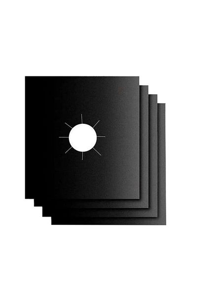OEM Set de 4 folii de protecție reutilizabile pentru plită sau aragaz, teflon, non-toxice, lavabile,