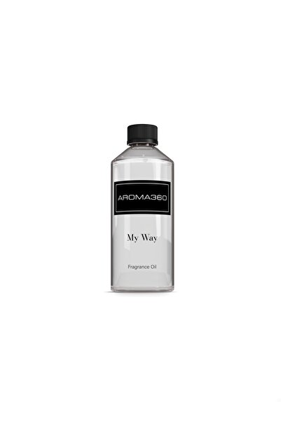 Aroma360 My Way Fragrance Diffuser Oil - Leather, Sandalwood, & Amber - 500 m...