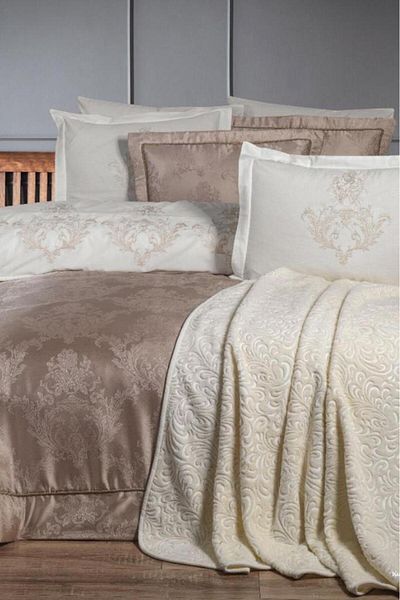 Çeyiz Diyarı Dowry Land Hazal 10 Piece Dowry Set Beige