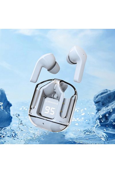 OEM Căști wireless Bluetooth 5.3, Ultrapods, Anulare zgomot, Wireless, Afișaj digital