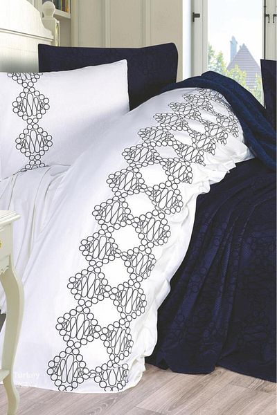 Çeyiz Diyarı Dowry Land Kristina 10 Piece Dowry Set Navy Blue